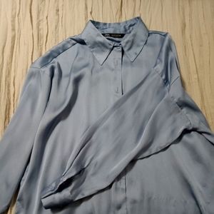 Zara silk shirt